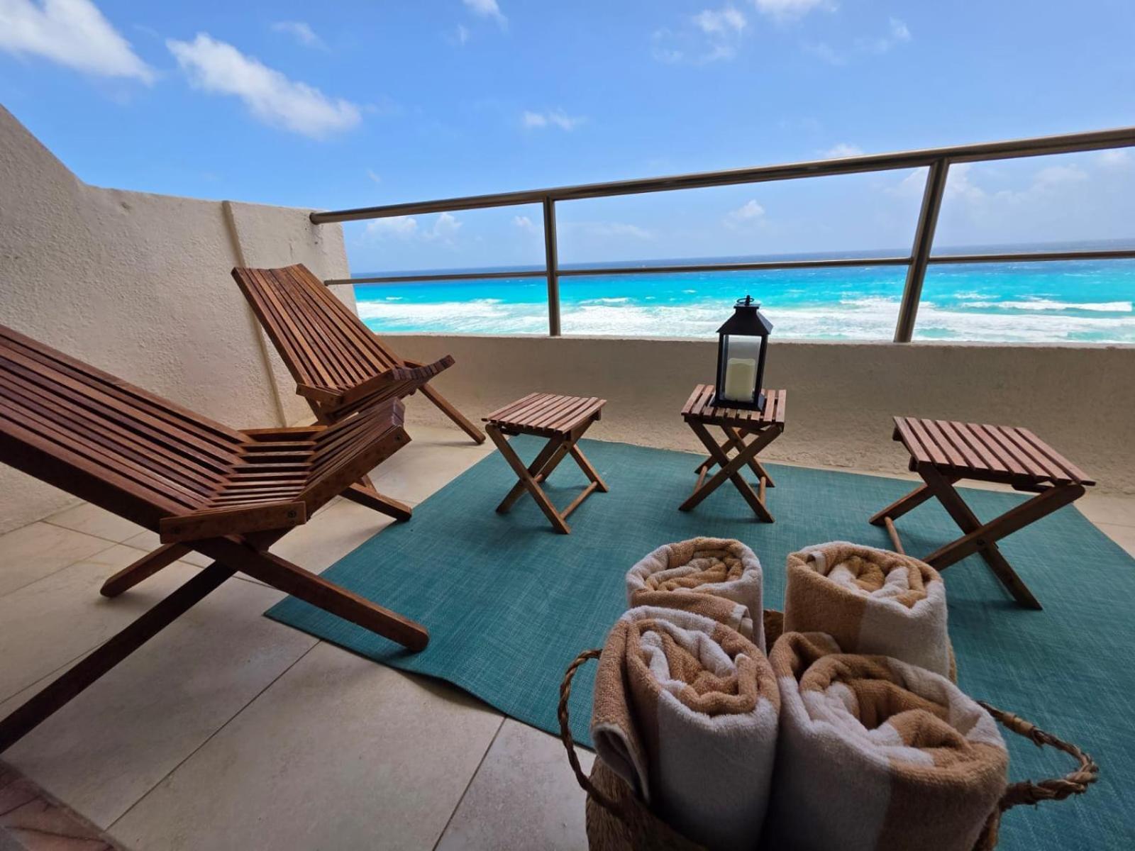 קנקון Perfect Vacation Getaway,Ocean View,Wifi, Beach מראה חיצוני תמונה